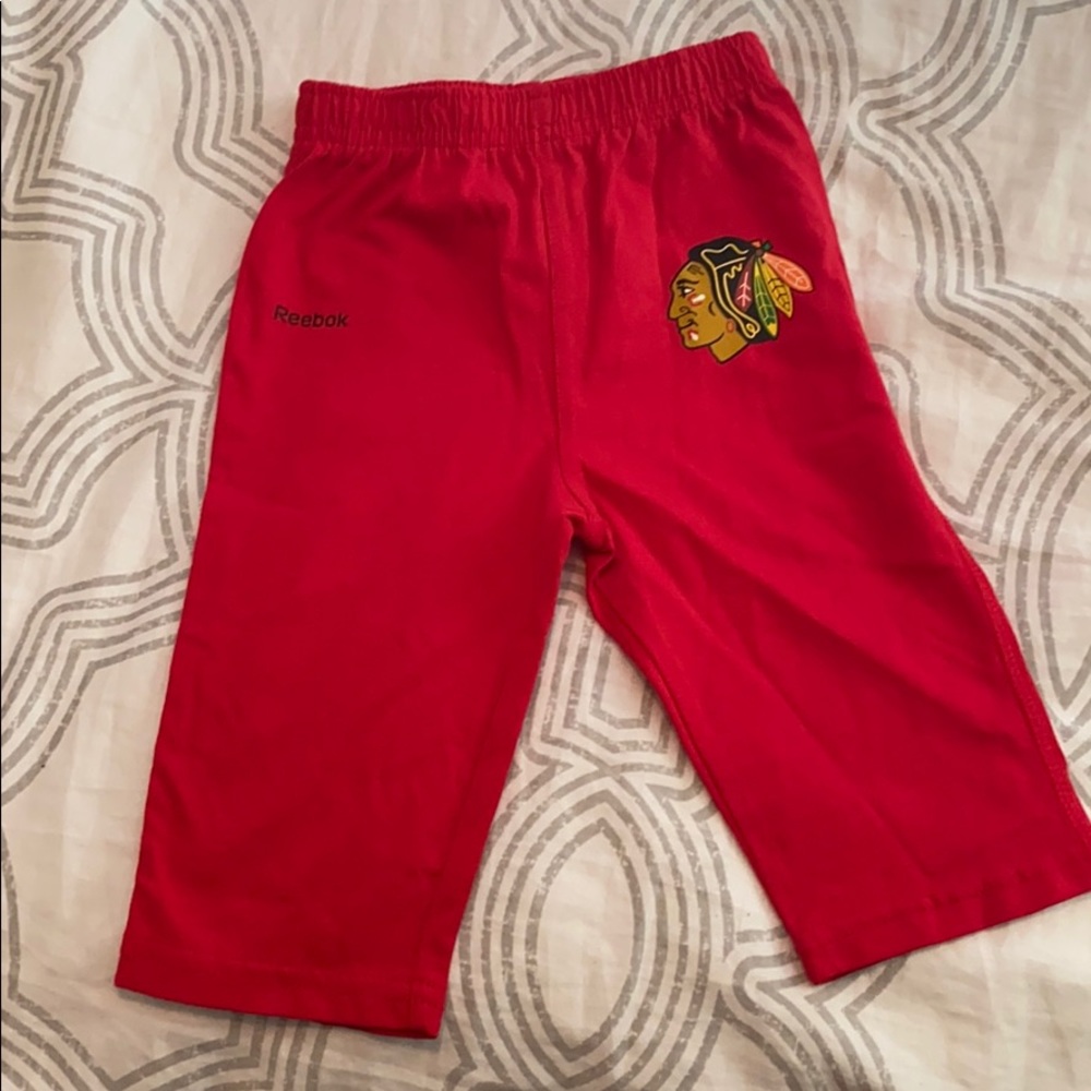 Chicago Blackhawks Reebok 3/6 months pant